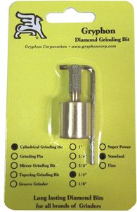08561-Gryphon 1/4" Standard Diamond Grinder Bit 