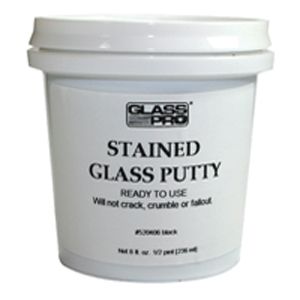 14272CS- Case Glass Pro Black Putty/Cement Quart 6ea.