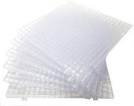 15321-Clear Waffle Grid Surface 6/pk.