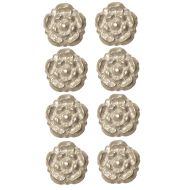 18270-Small Lead Rosettes 8/pack