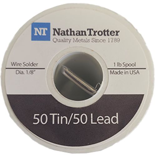 1930-Nathan Trotter 50/50 Solder 1lb. Spool