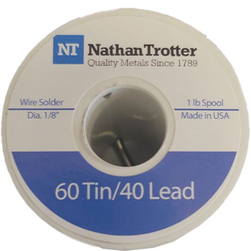 1932-Nathan Trotter 60/40 Solder 1lb. Spool