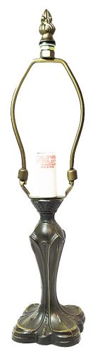 32016-Small Tulip Lamp Base Antique Bronze Finish