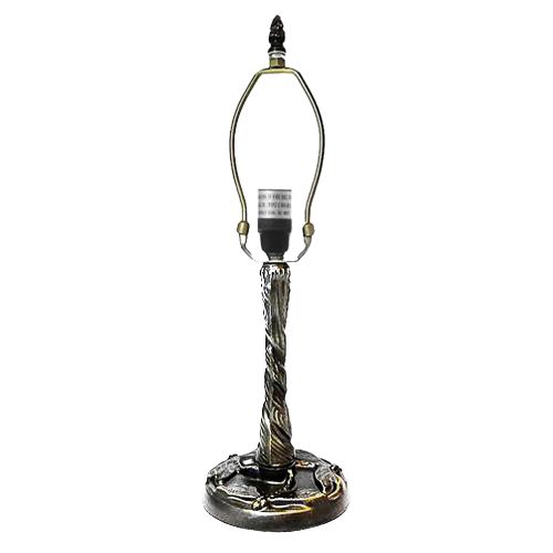 32020-Small Twisted Dragonfly Lamp Base Antique Bronze Finish