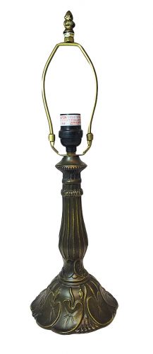 32043-Medium Lily Lamp Base Antique Bronze Finish