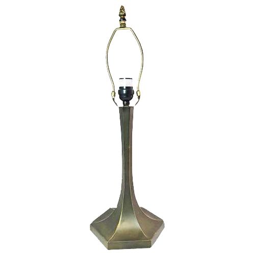 32081-Large Contemporary Lamp Base Antique Bronze Finish