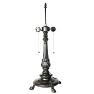 32091- Lg. Petastal Lamp Base Antique Bronze Finish