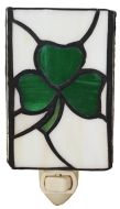35710 - Shamrock Stained Glass Night Light