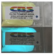 43815-CBS Dichroic 1oz. Aqua Glow Pigment
