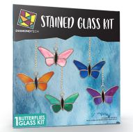 43600- Butterflies Pre-Cut Stained Glass Kit