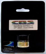 43821-CBS Dichroic Extract Cyan/Copper - 1/8th Sheet