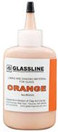 46088-Glassline Bottle Pen Orange