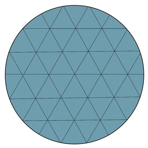 62373- .98" Lt. Blue Round Faceted Jewel. 25MM