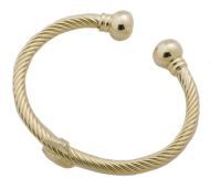 63025-Adjustable Gold Cuff Bracelet