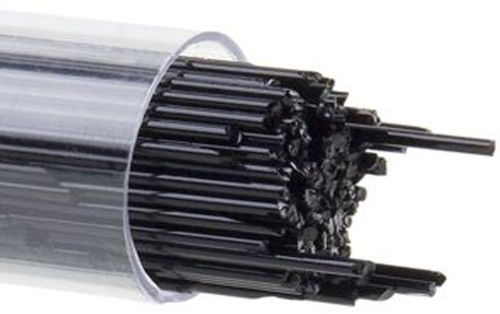 BU010007- Bullseye 1MM Black Opal Stringers - 90 COE