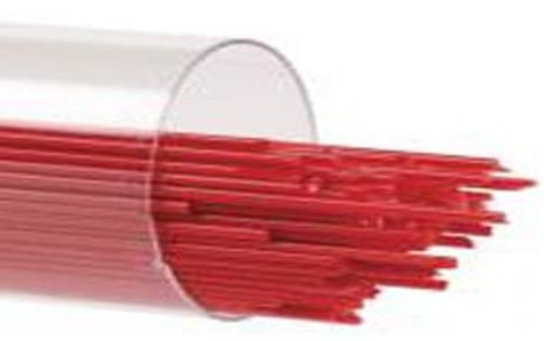 BU012405- Bullseye .5MM Red Opal Stringers - 90 COE