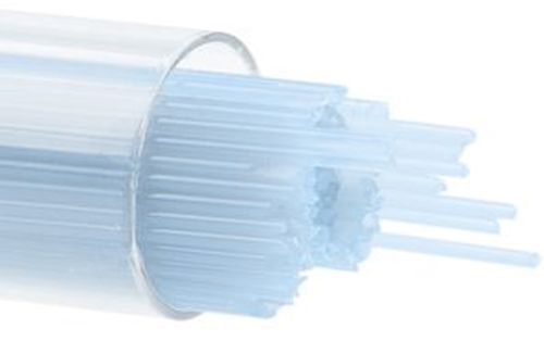 BU021607- Bullseye 1MM Light Cyan Opal Stringers - 90 COE