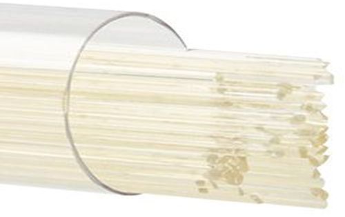BU042007- Bullseye 1MM Cream Opal Stringers - 90 COE