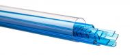 BU111604- Bullseye Turquoise Blue Transparent Ribbon 90 COE