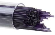 BU112807- Bullseye 1MM Deep Royal Purple Transparent Stringers - 90 COE