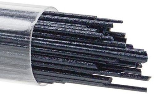 BU114007- Bullseye 1MM Aventurine Blue Transparent Stringers - 90 COE