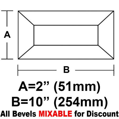 BV210-Rec.Bevel 2"x10"