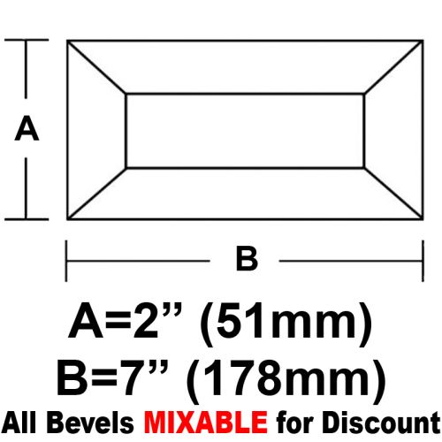 BV27CS-Case 240ea. Rec.Bevel 2"x7" 