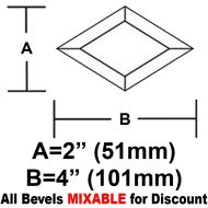 BVD24-Diamond Bevel 2"x 4" 