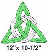 COEC825-Exquisite Cluster Color Celtic Triangle