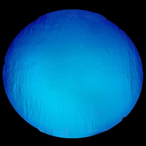 DC653A-CBS Thin Dichroic Blue On Black 16"x19" - 96 COE