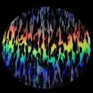 DC672A-CBS Dichroic Rainbow 1 Spirit Murano 16"x19" - 96 COE