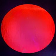 DC813A-CBS Thin Dichroic Candy Apple On Clear 16"x19" - 90 COE