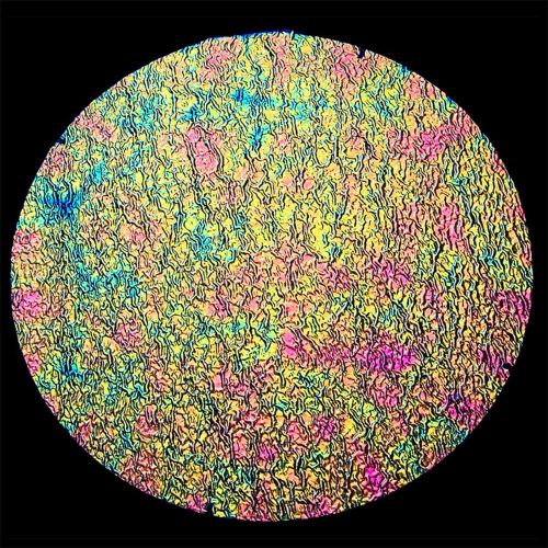 DC815A-CBS Dichroic Pink/ Emerald Green On Clear Ripple 16"x19" - 90 COE