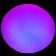 DC844A-CBS Thin Dichroic Magenta Blue On Black 16"x19" - 90 COE