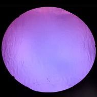 DC864A-CBS Thin Dichroic Purple On Black 16"x19"- 90 COE