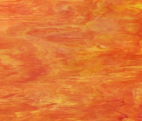 DG1158-Designer Glass Orange/Yellow/ Red Opal