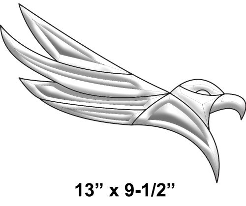 EC185-Exquisite Cluster Profile Eagle