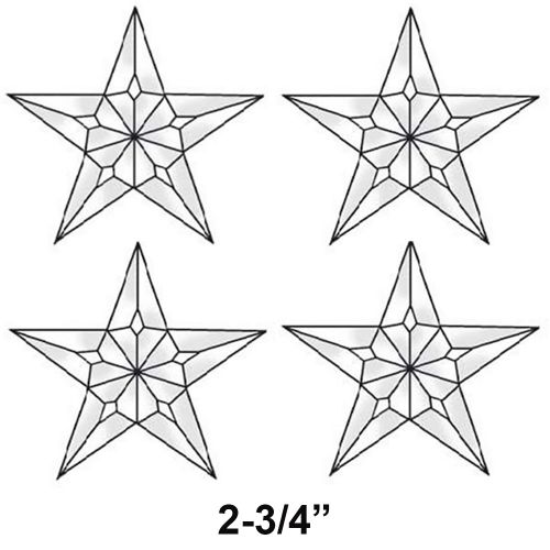 EC225-Exquisite Cluster Small 5 Point Star