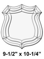 EC236- Exquisite Cluster Police Badge