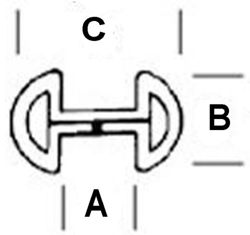 2079 Cascade 3/16" Round H Zinc Came #ZRH316 