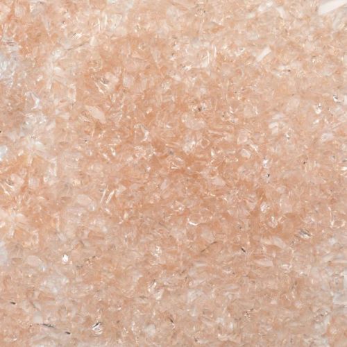 UF5075-Oceanside Frit Coarse Pink Champagne 8.5oz Jar - 96 COE (#5911)