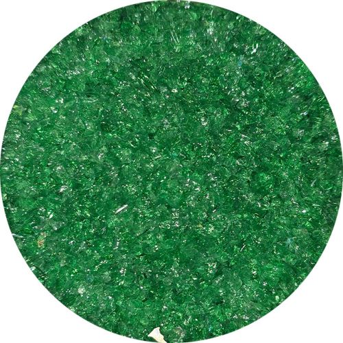 WF9542-Wissmach Glass Frit Medium Garden Green Trans. 96-17 1Lb. - 96 COE