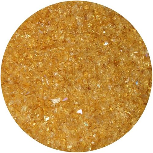 WF9564-Wissmach Glass Frit Medium Honey Trans. 96-11 1Lb. - 96 COE