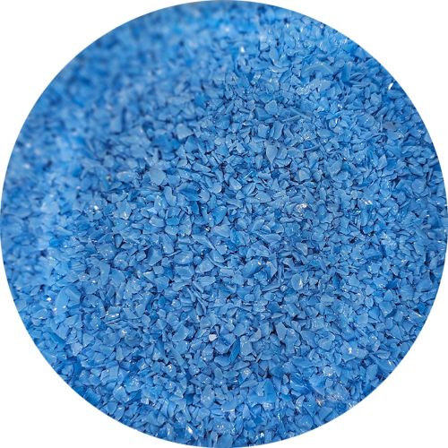 WF9569-Wissmach Glass Frit Medium Reactive Blue Opal 96-14 1Lb. - 96 COE