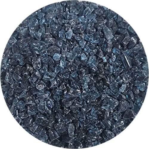 WF9628-Wissmach Glass Frit Medium Steel Blue Opal 96-47 1Lb. - 96 COE