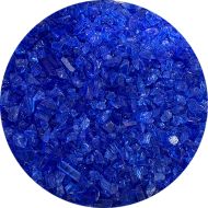 WF9638-Wissmach Glass Frit Coarse Sapphire Blue Trans. 96-16 1Lb. - 96 COE