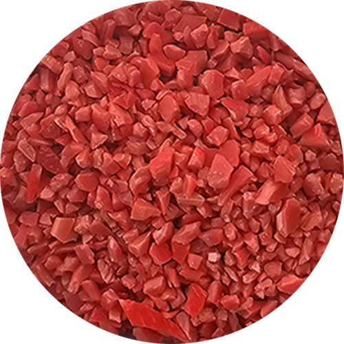 WF9642-Wissmach Glass Frit Coarse Orange/Red Opal Striker 96-40 1Lb. - 96 COE