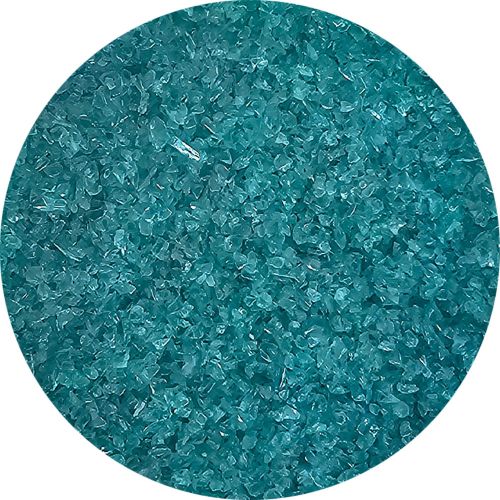 WF9651-Wissmach Glass Frit Medium Turquoise Green Trans. 96-50 1Lb. - 96 COE