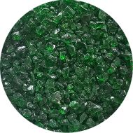 WF9697-Wissmach Glass Frit Coarse Fusible Irish Green Trans. 96-343 1Lb. - 96 COE