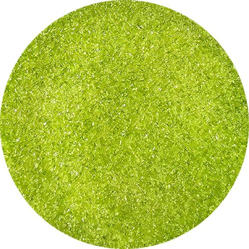 	WF9700-Wissmach Glass Frit Fine Green/Yellow Trans. 96-1146 1Lb. - 96 COE